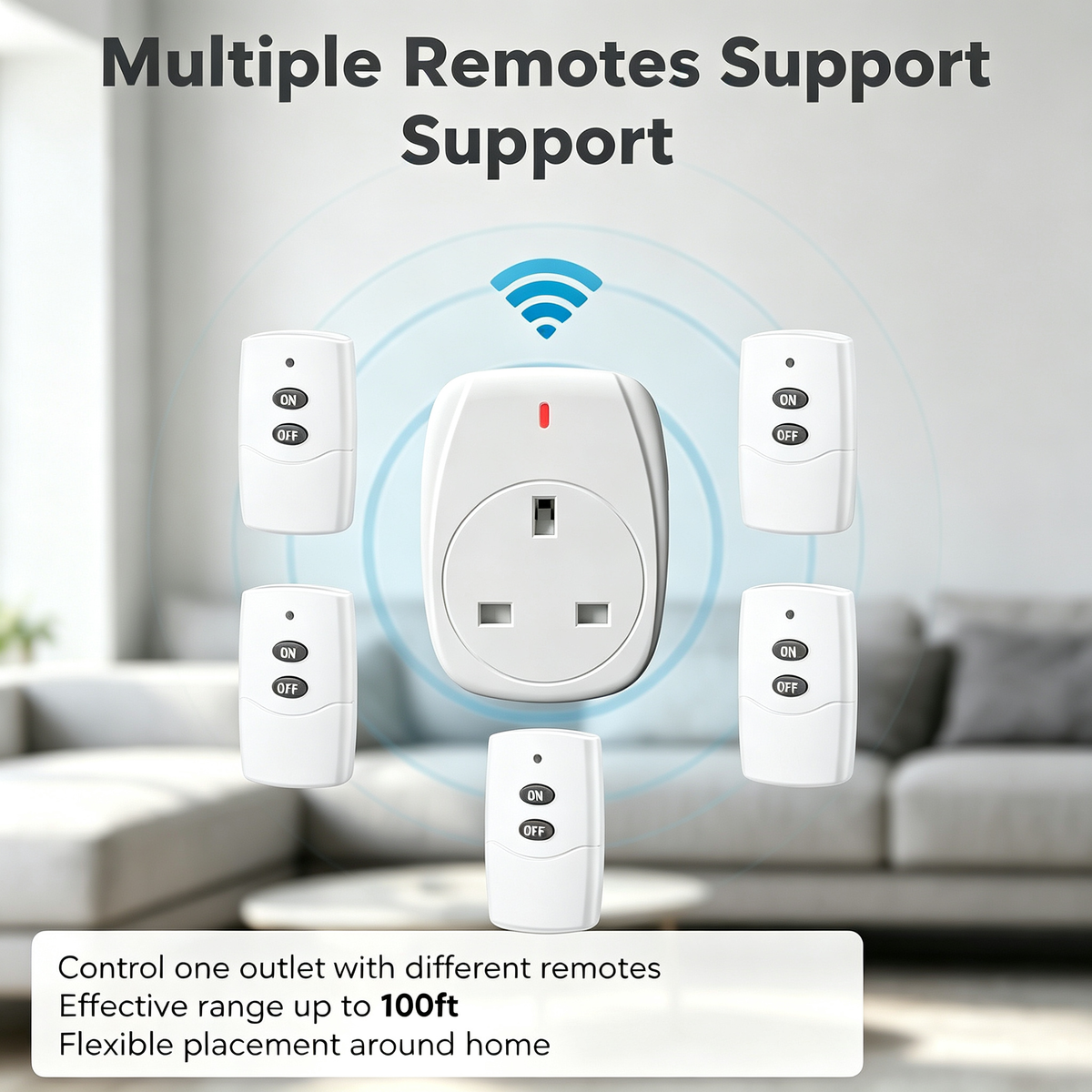 Wireless Remote Control Socket