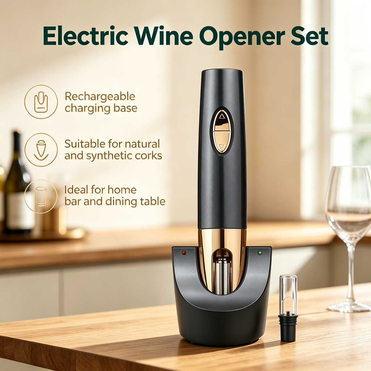 Electric Wine Opener Set