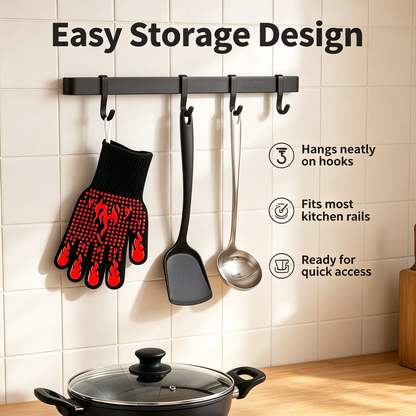 Heat Resistant Oven Gloves