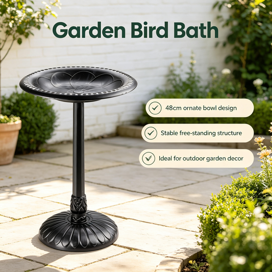 48cm Decorative Garden Bird Bath
