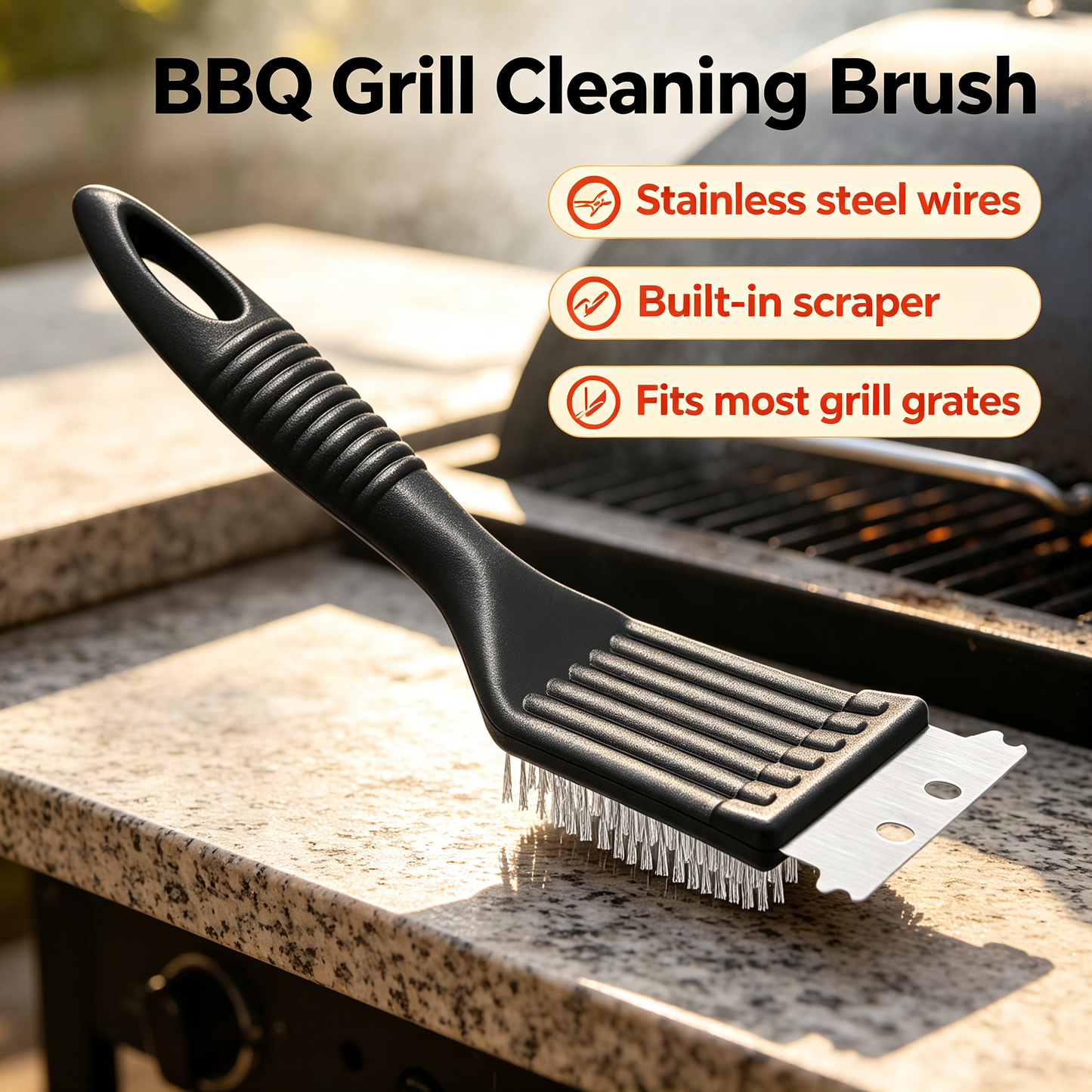BBQ Grill Cleaning Brush