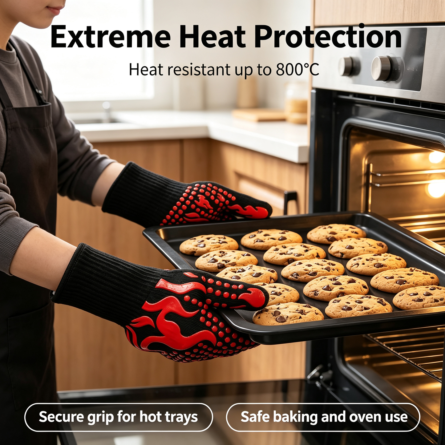 Heat Resistant Oven Gloves