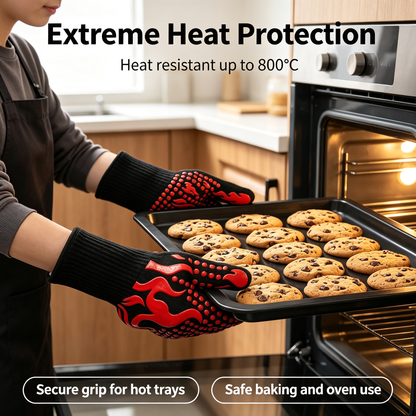 Heat Resistant Oven Gloves