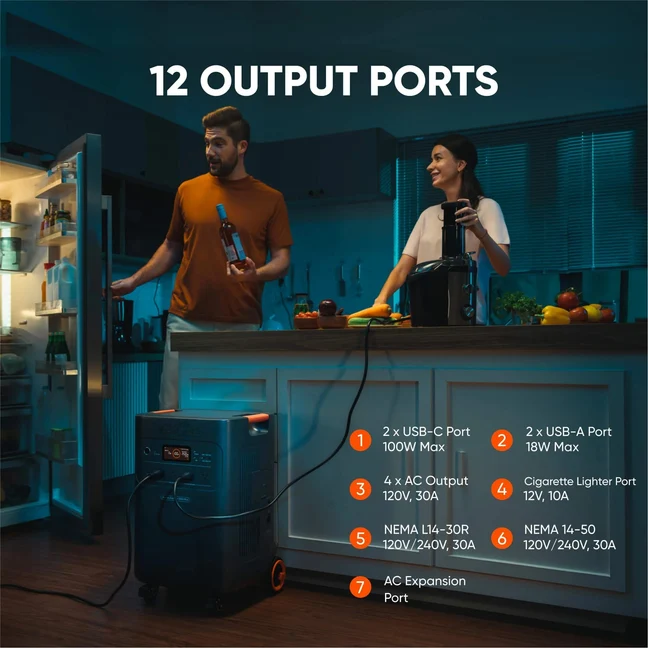 286Wh Portable Power Station | 600W AC Output, 100W USB-C &amp; Expandable Capacity